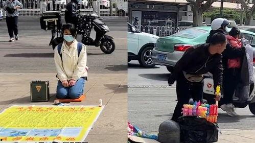 爆料残疾人摆摊视频,街头摆摊传递社会正能量